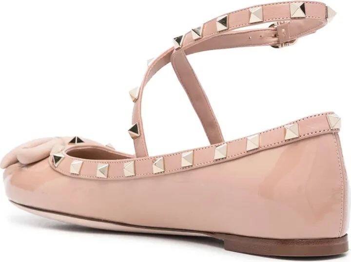 Rockstud-embellished ballerina shoes - Image 3