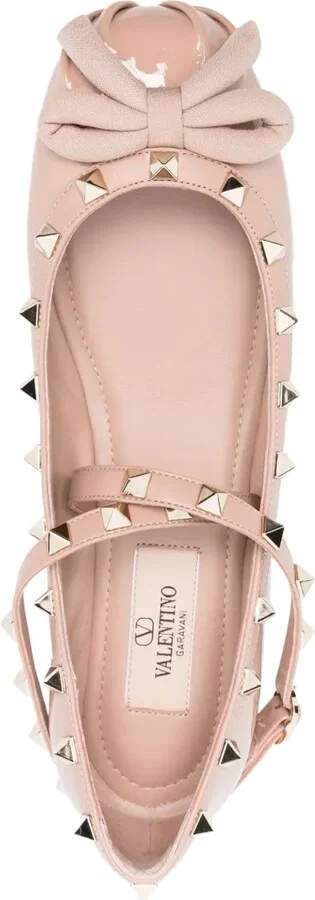 Rockstud-embellished ballerina shoes - Image 4