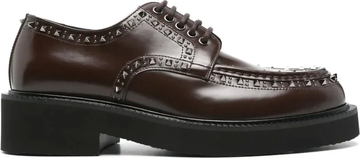 Rockstud-embellished Derby shoes