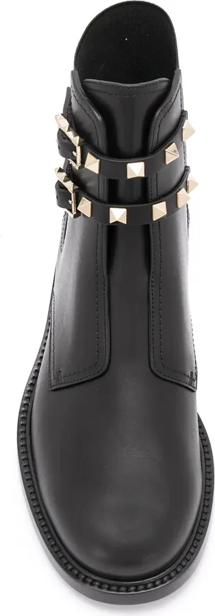 Rockstud-embellished leather boots - Image 4