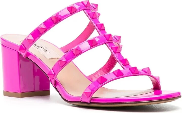Rockstud-embellished leather mules - Image 2