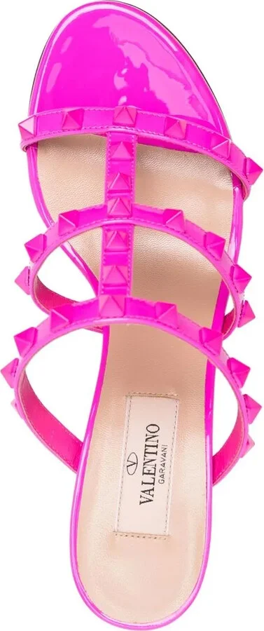 Rockstud-embellished leather mules - Image 4