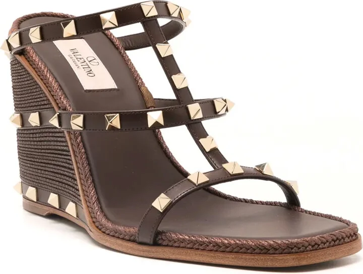Rockstud-embellished wedge sandals - Image 2