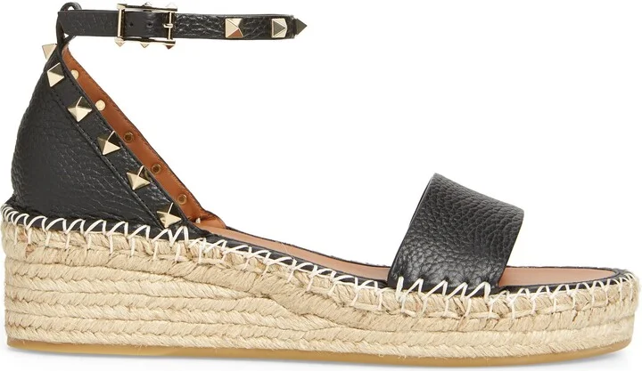 Rockstud Espadrille Platform Wedge Sandal - Image 3