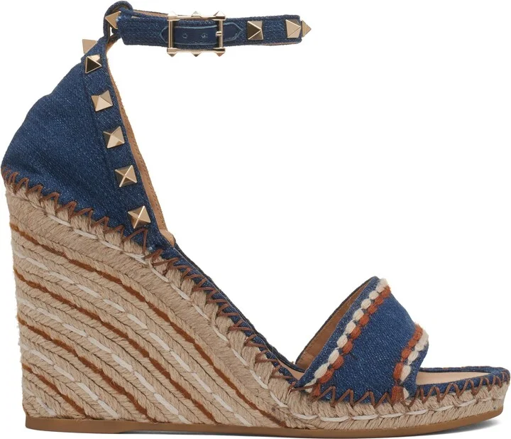 Rockstud Espadrille Wedge Sandal - Image 3