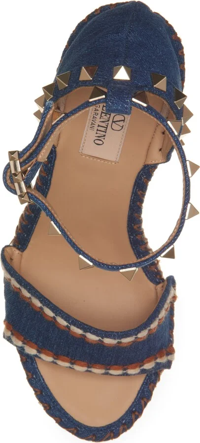 Rockstud Espadrille Wedge Sandal - Image 5