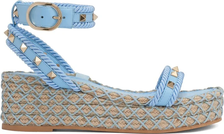 Rockstud Espadrille Wedge Sandal - Image 3