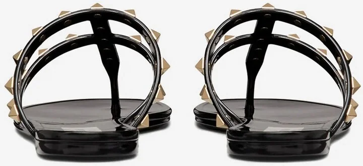 Rockstud Flat Thong Sandals - Image 2