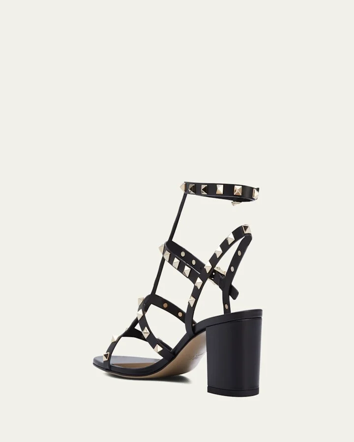 Rockstud Leather 60mm City Sandals - Image 8