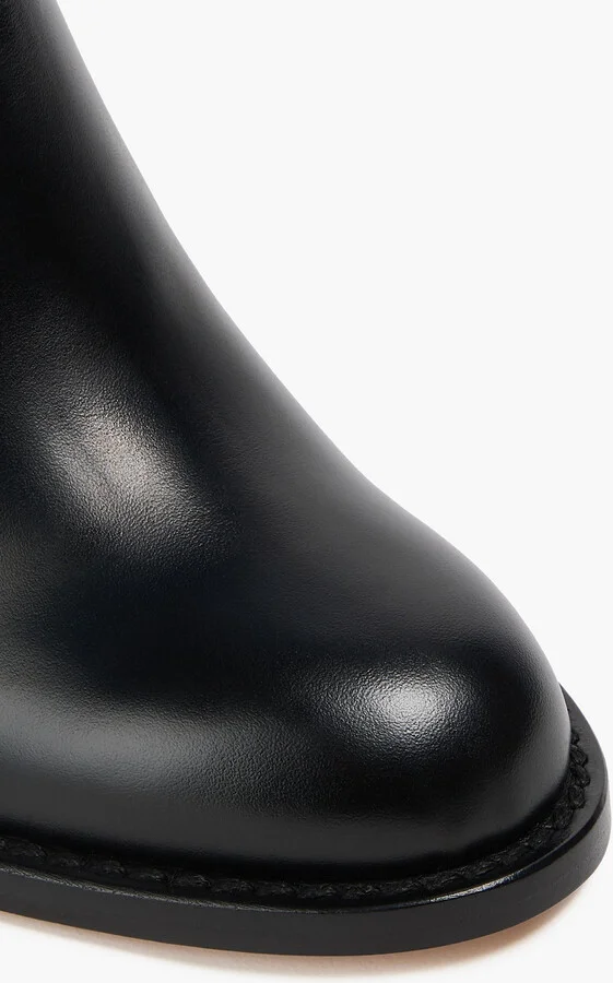 Rockstud leather ankle boots - Image 4