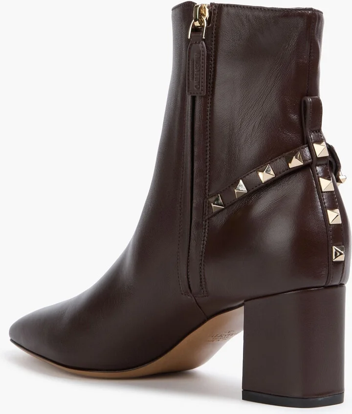 Rockstud leather ankle boots - Image 3