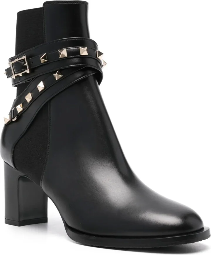 Rockstud leather Chelsea boots - Image 2