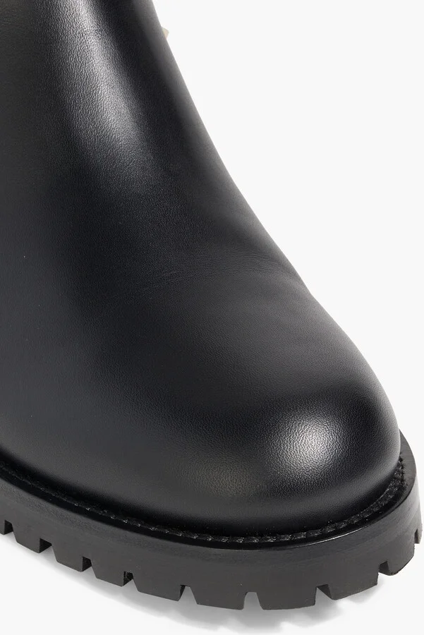 Rockstud leather Chelsea boots - Image 4