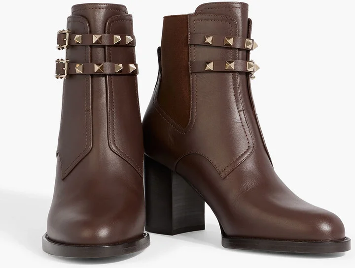 Rockstud leather Chelsea boots - Image 2