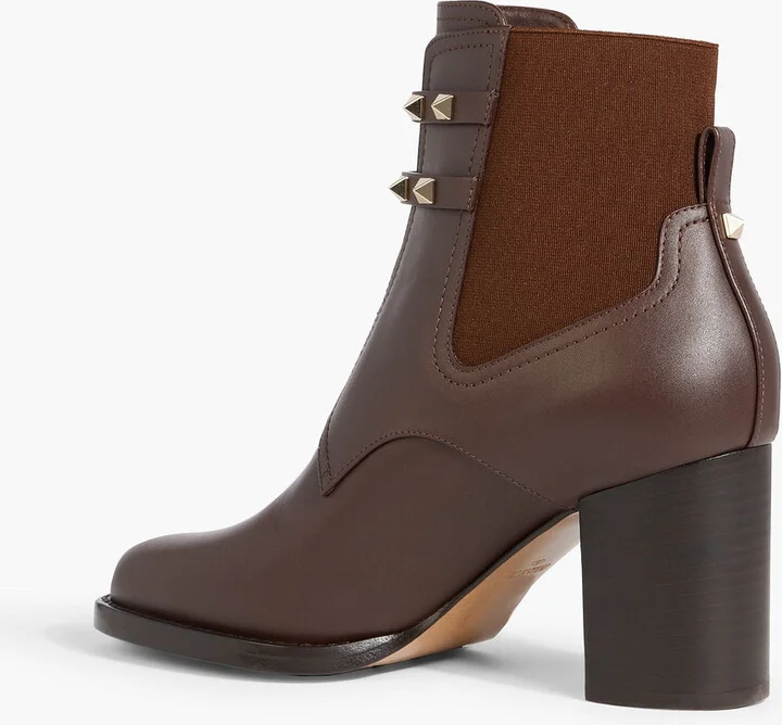 Rockstud leather Chelsea boots - Image 3