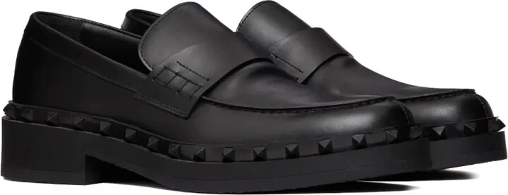 Rockstud leather loafers - Image 2