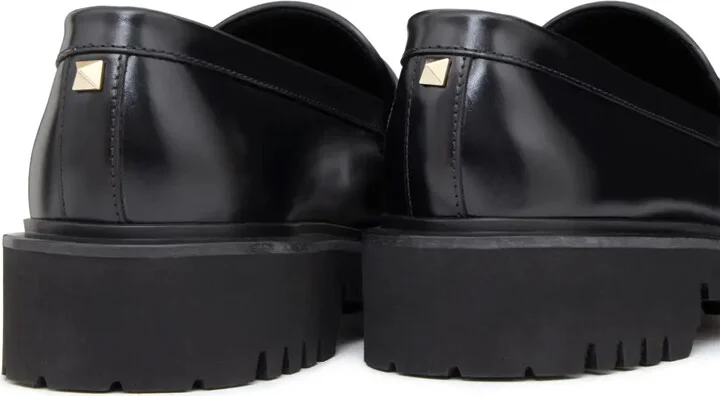 Rockstud leather loafers - Image 5