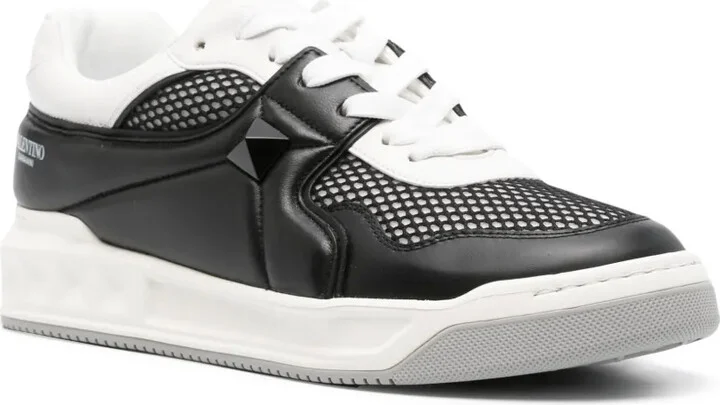 Rockstud leather sneakers - Image 2