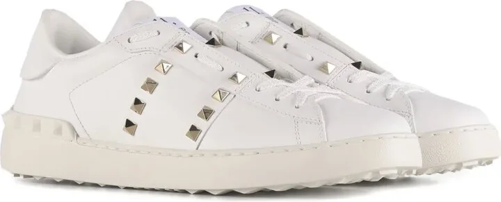 Rockstud Leather Sneakers - Image 2