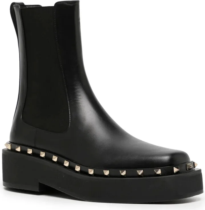 Rockstud M-Way Beatle leather boots - Image 2