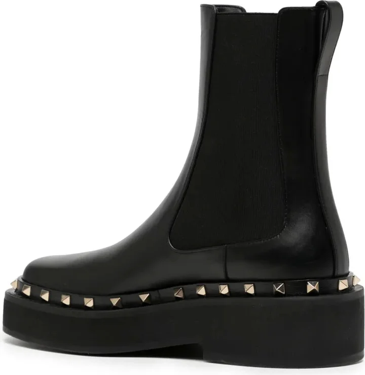 Rockstud M-Way Beatle leather boots - Image 3