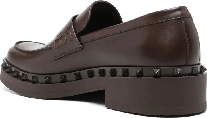 Rockstud M-Way leather loafers - Image 3