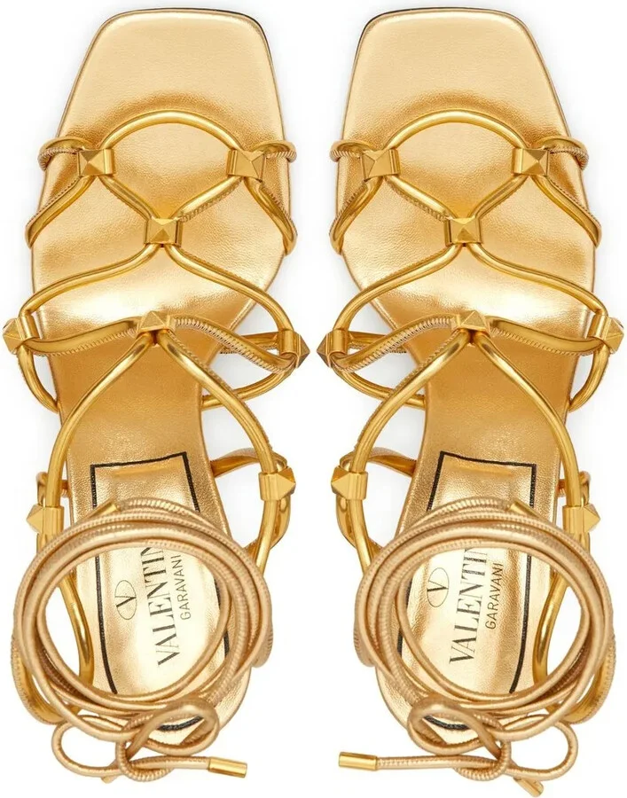 Rockstud Net lace-up sandals - Image 4