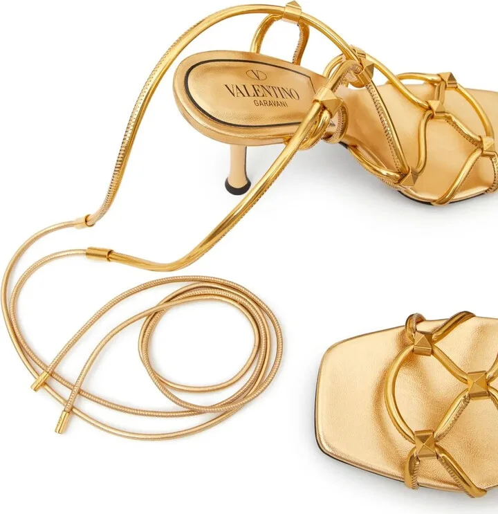 Rockstud Net lace-up sandals - Image 5