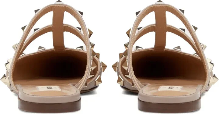 Rockstud patent leather mules - Image 3