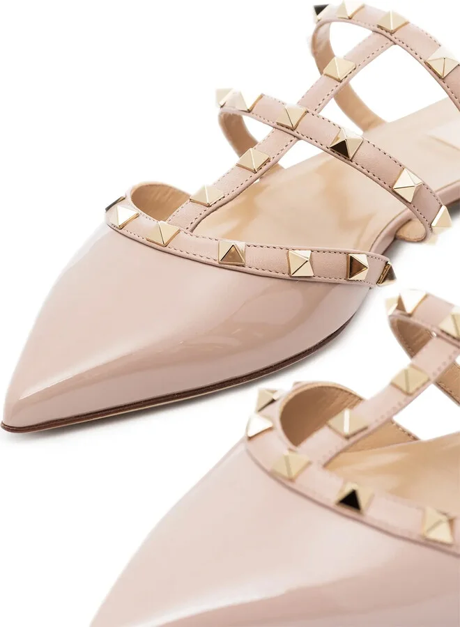 Rockstud patent leather mules - Image 2