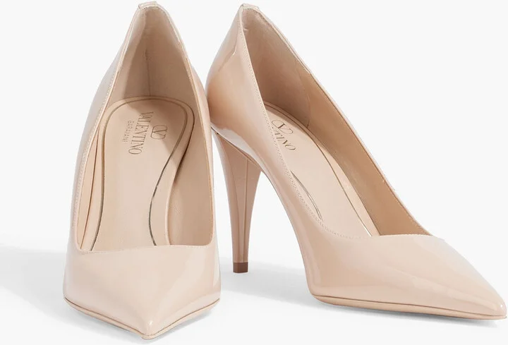 Rockstud patent-leather pumps - Image 2