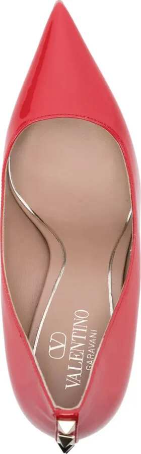 Rockstud patent-leather pumps - Image 4