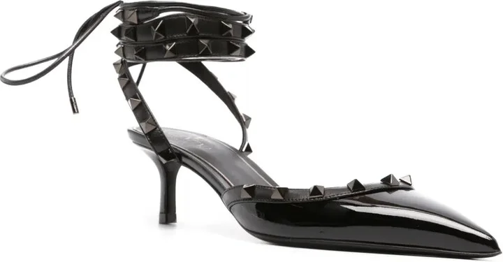 Rockstud patent-leather pumps - Image 2