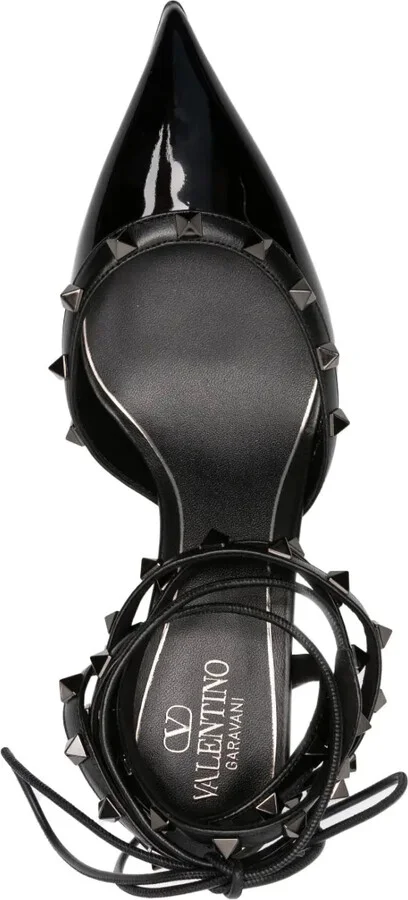 Rockstud patent-leather pumps - Image 4