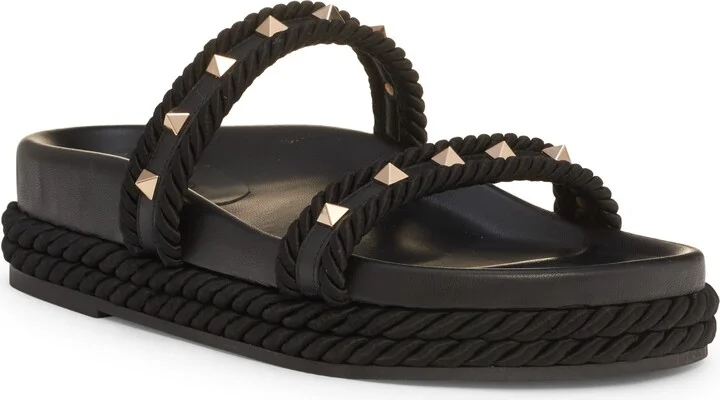 Rockstud Platform Slide Sandal