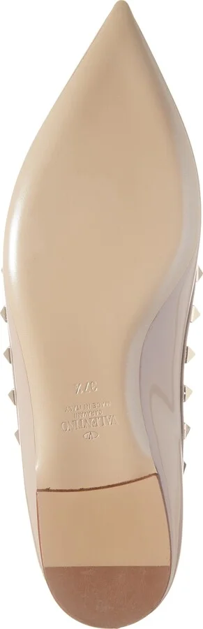Rockstud Pointed Toe Ballerina Flat - Image 6