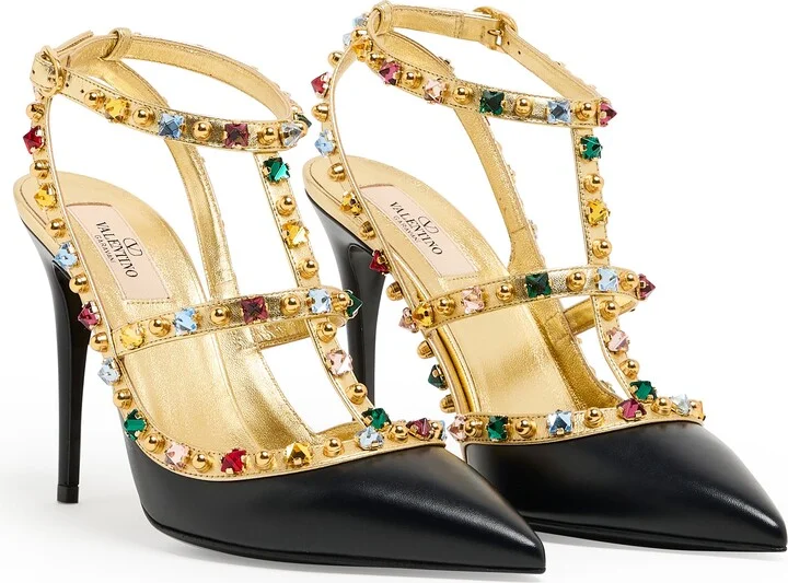 Rockstud pumps with strap - Image 3