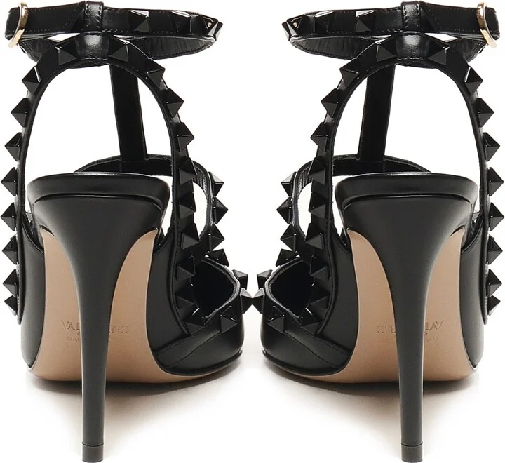 Rockstud Pumps With Straps - Image 3