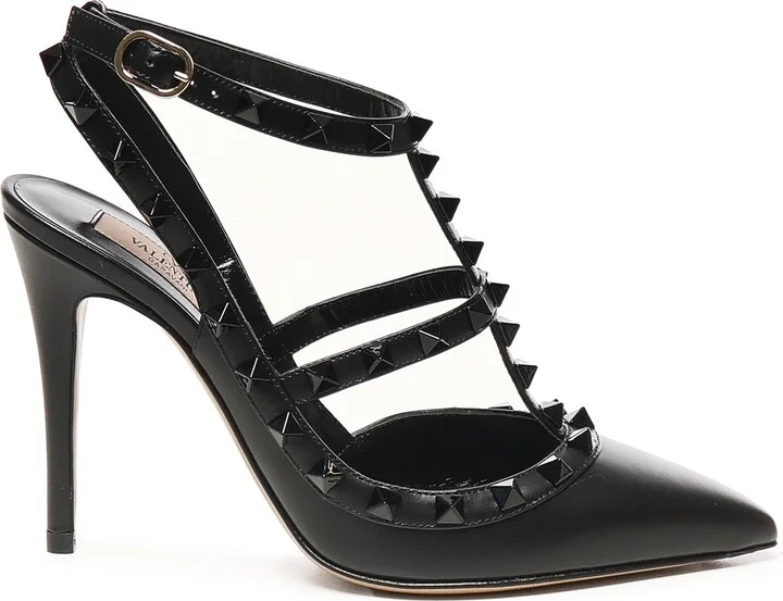 Rockstud Pumps With Straps