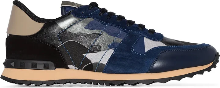 Rockstud Rockrunner camouflage sneakers