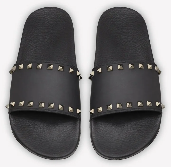 Rockstud Slides in Rubber - Image 3