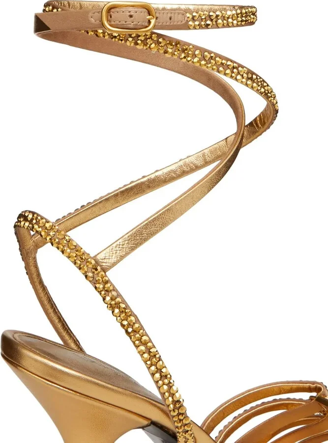 Rockstud Strappy 100mm pumps - Image 5