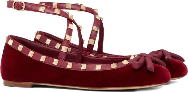 Rockstud strappy ballets - Image 2