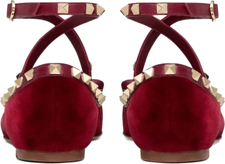 Rockstud strappy ballets - Image 3