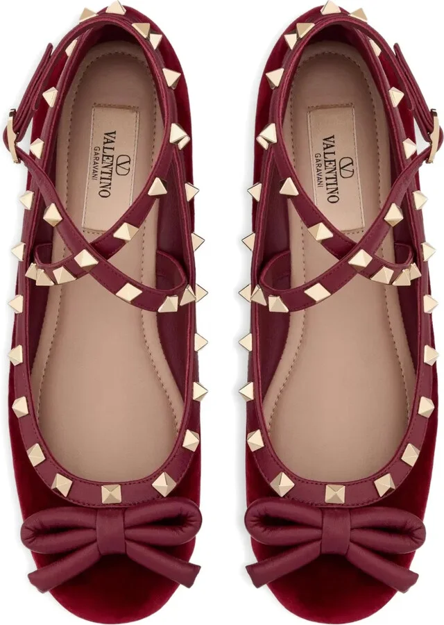 Rockstud strappy ballets - Image 4