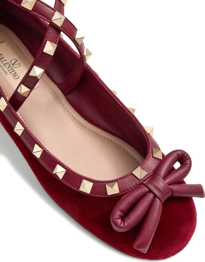 Rockstud strappy ballets - Image 5