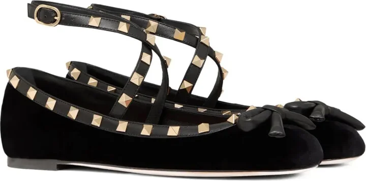 Rockstud strappy ballets - Image 2