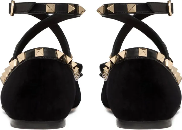Rockstud strappy ballets - Image 3
