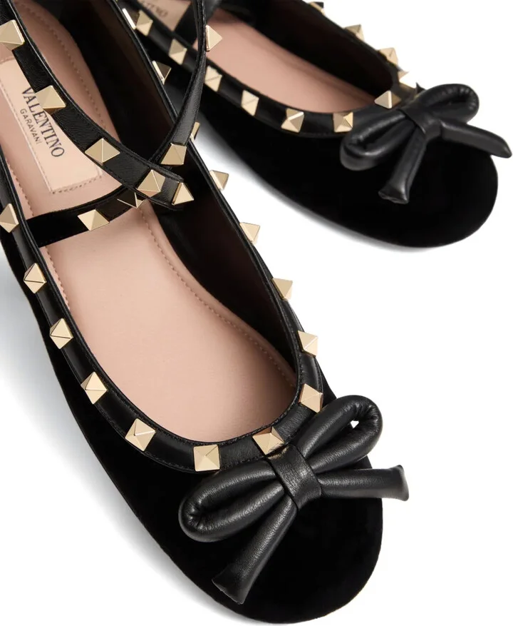 Rockstud strappy ballets - Image 5