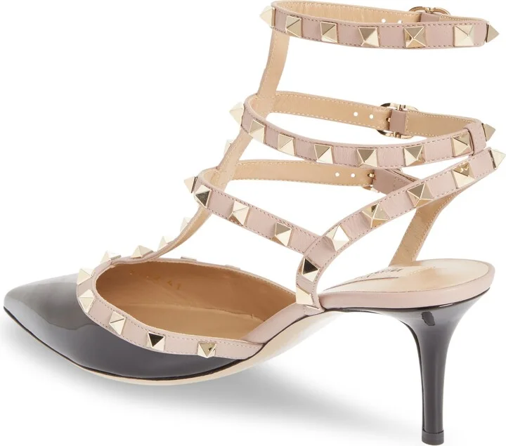 Rockstud Strappy Pointed Toe Pump - Image 2